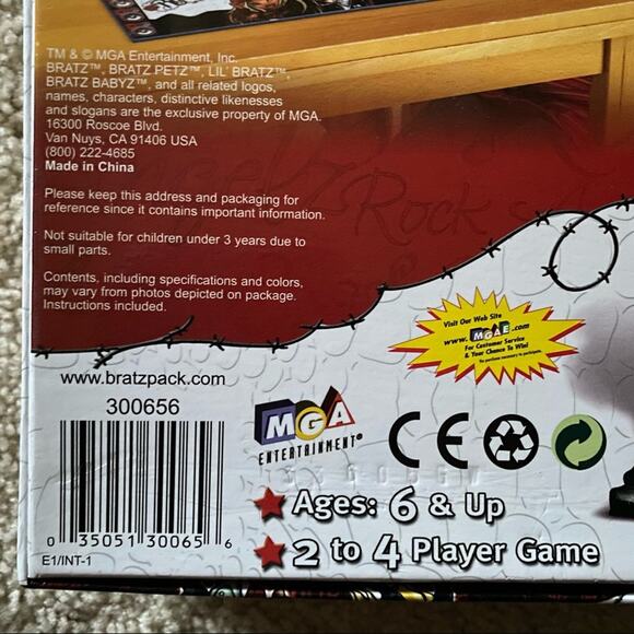 MGA Bratz Y2K 2005 Rock Angelz World Tour Board Game Complete - Picture 7 of 7